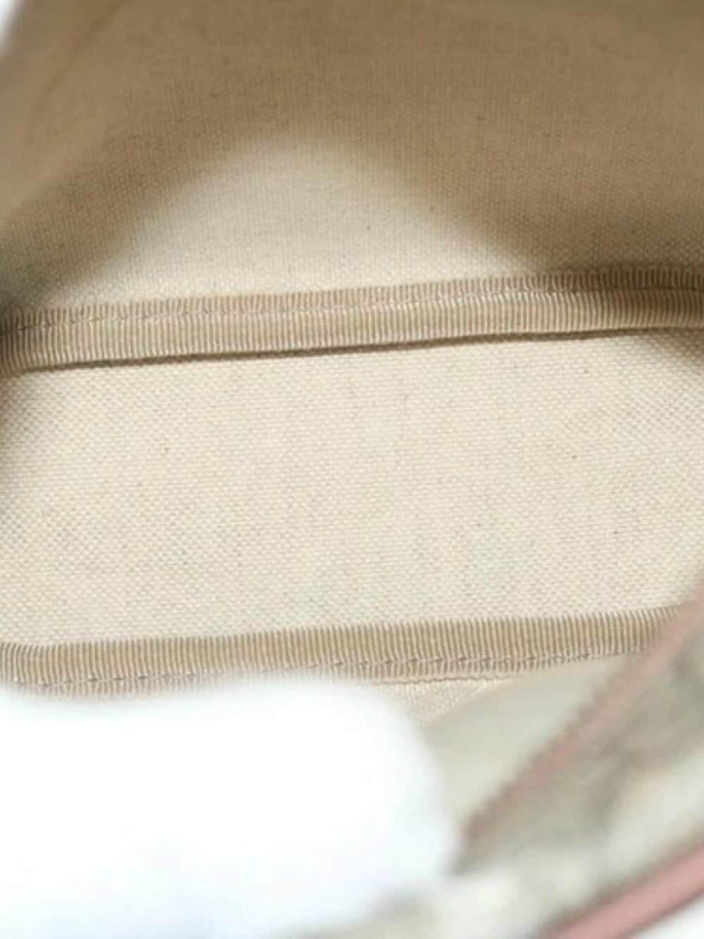 GUCCI GG Canvas Shoulder Bag PVC Leather Beige - Picture 8 of 16
